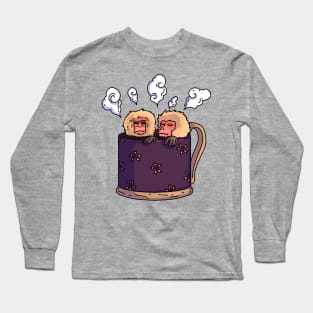 A Cup of Hot Coffee Long Sleeve T-Shirt